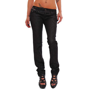 Diesel Matic 8J7 Stretch Signature Skinny Fit Black Jeans Size 24 x 32 NWT $150